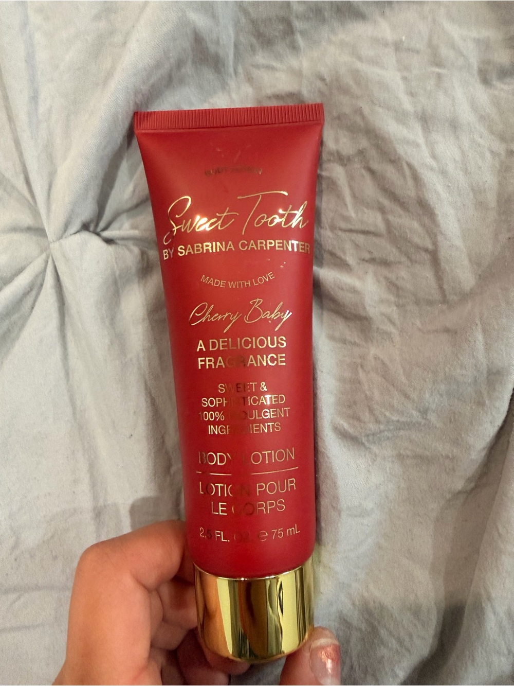 Sweet Tooth by Sabrina Carpenter Cherry Baby Body Lotion - Red